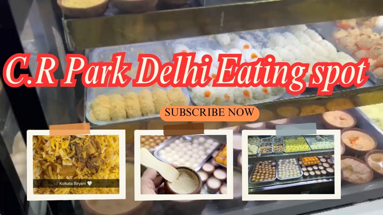 Exploring CR Park Delhi food ||Mini Bangal food place in Delhi