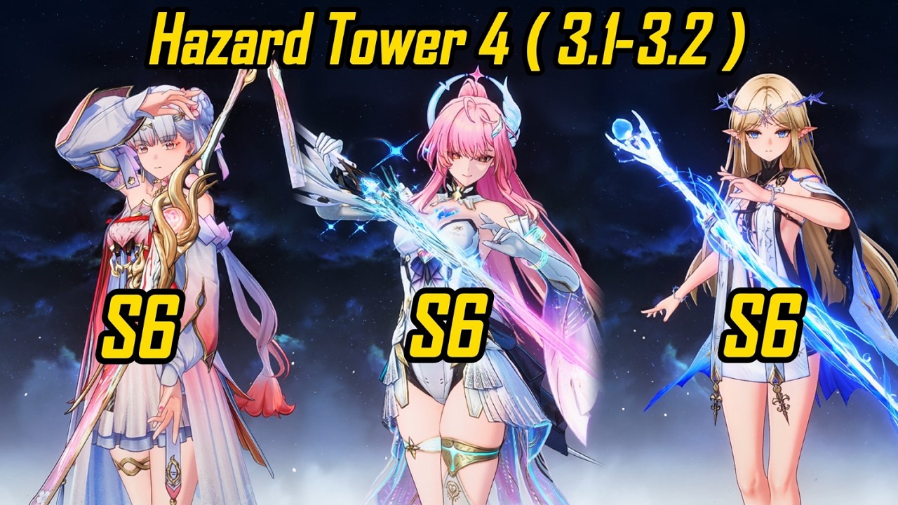 3 Sentinal S6 clear Hazard 4 v3.1-3.2 ( Jinhsi/ Cartethyia/ Aemeath ) | Wuthering Waves