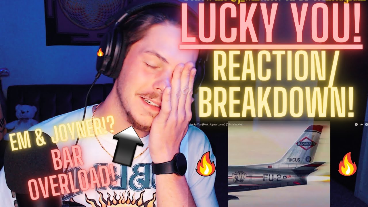 EMINEM - LUCKY YOU FT. JOYNER LUCAS! FIRST REACTION/BREAKDOWN! JUST STRAIGHT🔥🤘🏽🤘🏿#realrap #lyrics