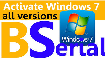 Activate Windows 7 all versions
