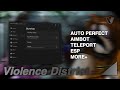 [NEW] Violence District Scripts - No Key | Teleport, ESP, Auto Perfect Generator, Aimbot, MORE+