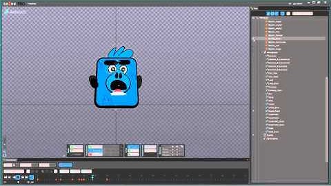 monkey Spine 2D skin animation for game ZooPunks