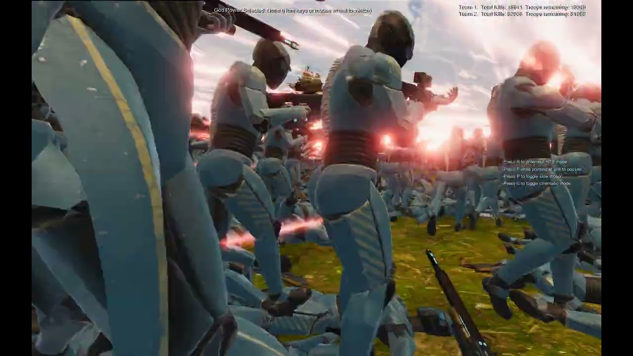 10000 Master Chief Vs 10000 Space Soldier - UEBS2 - Ultimate Epic Battle Simulator 2