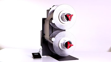 Dual Spindle Label Rewinder / Unwinder | TWIN-CAT-3