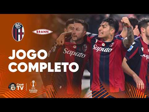 JOGO COMPLETO: BOLOGNA X BRANN | EUROPA LEAGUE 2025/2026 | PLAYOFFS DAS OITAVAS DE FINAL
