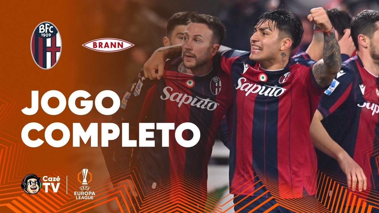 JOGO COMPLETO: BOLOGNA X BRANN | EUROPA LEAGUE 2025/2026 | PLAYOFFS DAS ...