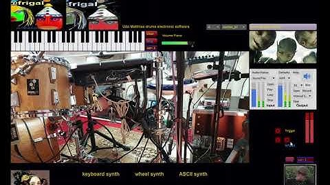 Udo Matthias drums MAX MSP