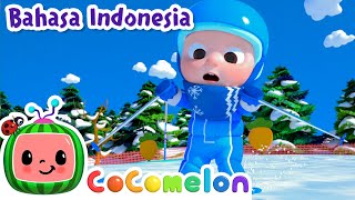 Lagu Ski🏂 | CoComelon Bahasa Indonesia - Lagu Anak Anak | Nursery Rhymes