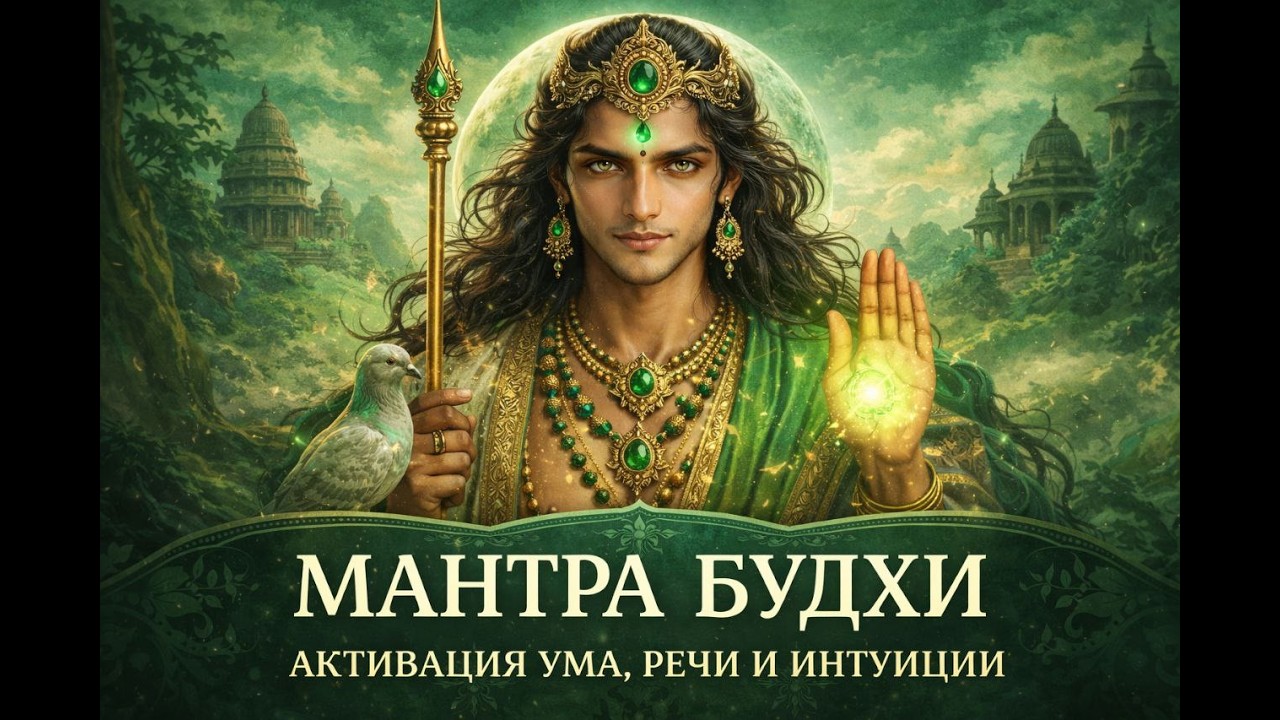 🧠 МАНТРА БУДХИ (МЕРКУРИЙ) • ВКЛЮЧЕНИЕ УМА, РЕЧИ И ИНТУИЦИИ • OM BRĀM BRĪM BRAUM LIVE 🧠