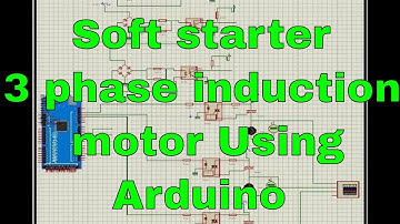 soft starter for three phase induction motor using Arduino