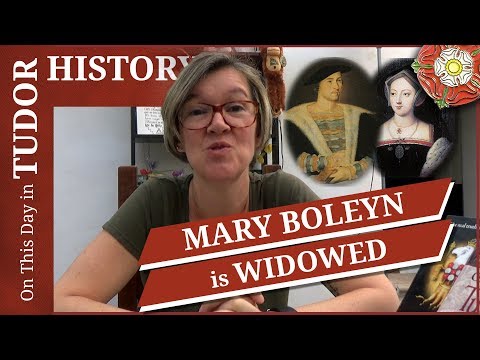 June 22 - Mary Boleyn is widowed