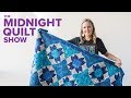 "Grotto" Curved Illusion Flower Quilt | Midnight Quilt Show with Angela Walters