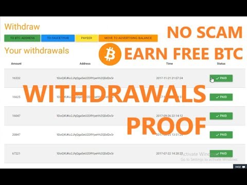 How To Earn Free Bitcoin No Scam Withdrawal Proof Adbtc Review - 