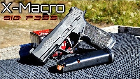 Sig Sauer P365 X Macro Review & Shoot - Manual Safety Non Comped