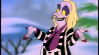 Beetlejuice cartoon - Beetlejuice is the sand worm hero (episode - Worm Welcome)