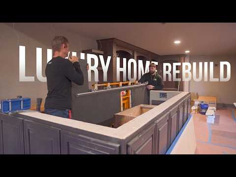 Luxury Home Rebuild - Part 2 | Construction ASMR | KBUILD Series