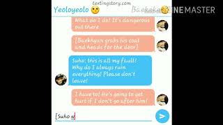 ChanBaek Fake Text | When It Rains It Pours screenshot 4