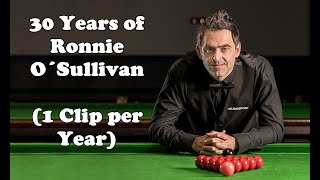 30 Years of Ronnie O´Sullivan: 1 Shot per Year (1990-2020)