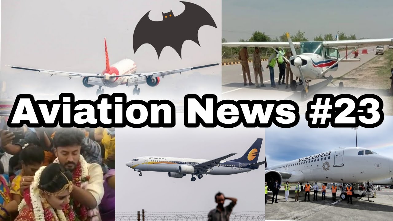 Aviation News #23- Couple married onboard, Jet Airways board panel, Bat enters Air India & many more
