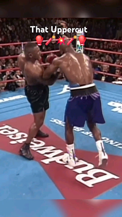 #MikeTyson Throwing His Heavy #Uppercut on #EvanderHolyfield 🥊💥🥊 #Boxing #KO