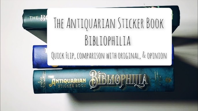 Bibliophilia Sticker Book — Favor & Hotcakes Design