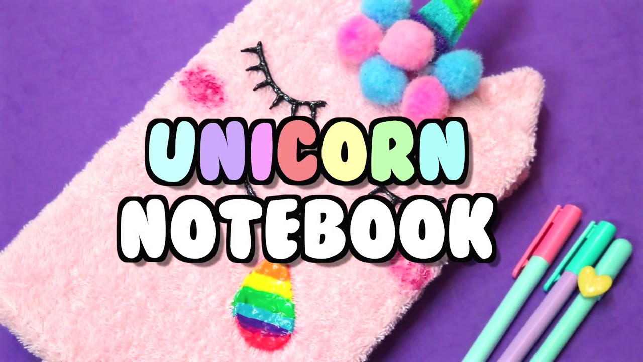 DIY UNICORN SCHOOL SUPPLIES for Back to School 2017 Easy & Cute1 YouTube