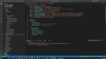 Angular Cannot declare 