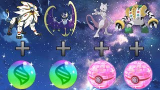 IF What Solgalio and Lunala was Mega Evolve 🧬 And Mewtwo and Regigas was Gigantamax #pokemon #viral