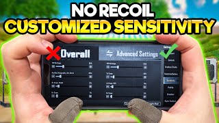 How To Get The Best PUBG MOBILE Sensitivity | Customized Sensitivity | iPhone 13 Pro Max Resimi