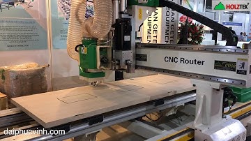 MÁY ĐỤC Ổ KHOÁ BẢN LỀ CƯA CNC BÀN HÚT CHÂN KHÔNG GIA CÔNG 5 Mặt thay dao tự động Woodmaster