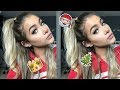 ARIANA GRANDE SANTA TELL ME MAKEUP TUTORIAL / GET THE LOOK CHRISTMAS 2017 - KIRSTY BELLE