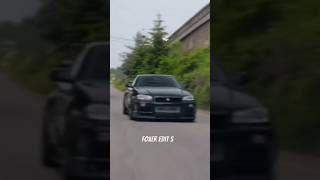 GTR Black monster #shorts🥶 #trendingshorts #caredit #capcut ll 4k status screen ll 😈🥵🎶