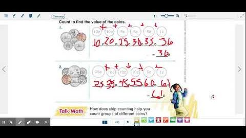 Chapter 8 Lesson 3 "Counting Coins"