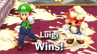 Super Mario Party - Luigi wins by doing absolutely nothing