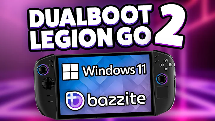 Install Dual Boot on Legion GO 2: Windows 11 and Bazzite (SteamOS like) Made Easy 👌