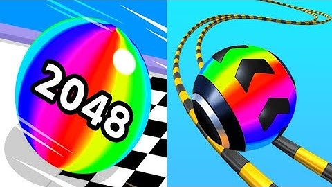 Balls Run 2048 VS Going Balls SpeedRun Gameplay Android iOS #1