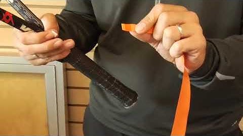 How to Re-Wrap a Tennis Racket Handle