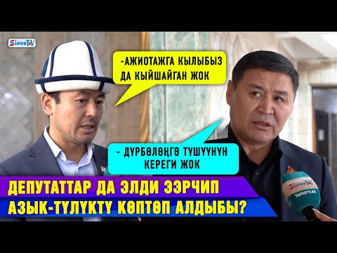 Азык-түлүктүн кымбатташы боюнча бийликтин ишине депутаттар кандай баа беришет?