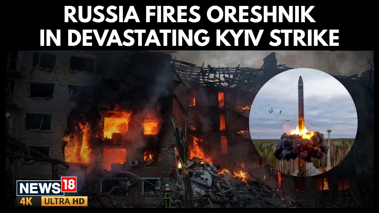 Russia Fires Hypersonic Oreshnik Missile at Kyiv in Massive ‘Deranged ...