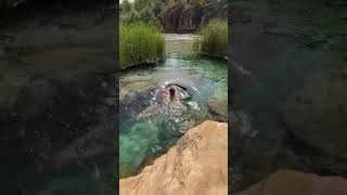 📌FUENTE DEL GORGOTÓN, UN BAÑO IDÍLICO🏊♂️💦💫 #naturalpool #lugaresincreibles #regiondemurcia