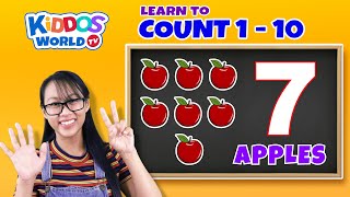 basic counting learn the numbers 1 to 10 miss v teaches the numbers