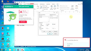 Hướng dẫn sử dụng TAB trong WORD - part 1