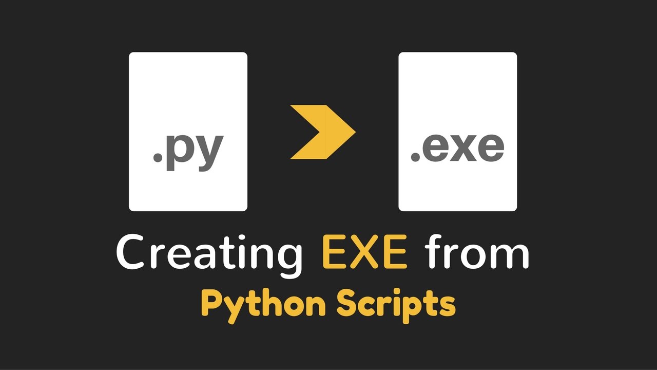 Python script to EXE package - YouTube