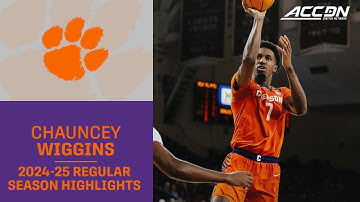 Chauncey Wiggins 2024-25 Regular Season Highlights | Clemson Forward