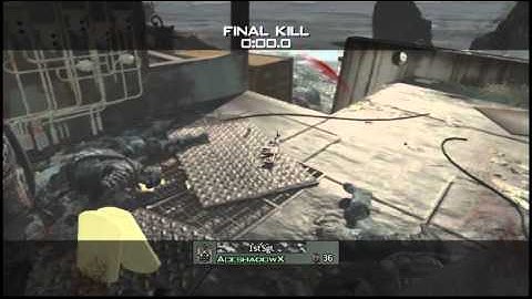 Call of Duty Mw3 Ultimate Final Killcam Knife Jump Kill