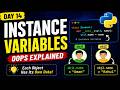What are Instance Variables in Python? | OOPS Explained