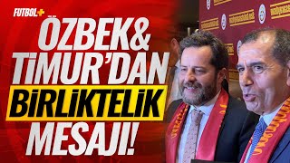 Dursun Özbek ve Erden Timur'dan birliktelik mesajı! #galatasaray