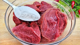 Chinesisches Geheimnis, um das zäheste Rindfleisch weich zu machen Ich koche Fleisch nicht anders❗
