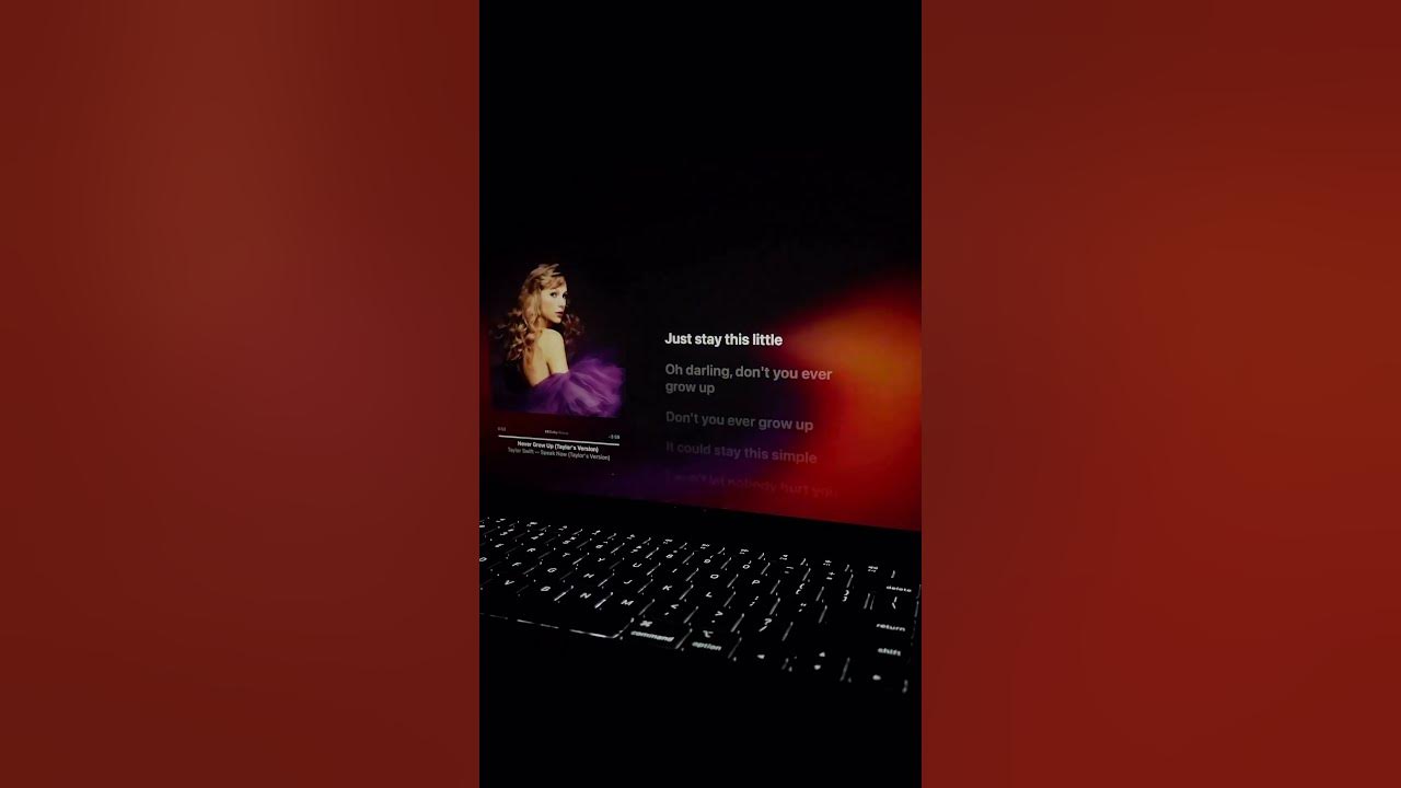 Never grow up (Taylor's Version) #youtube #lyrics #music