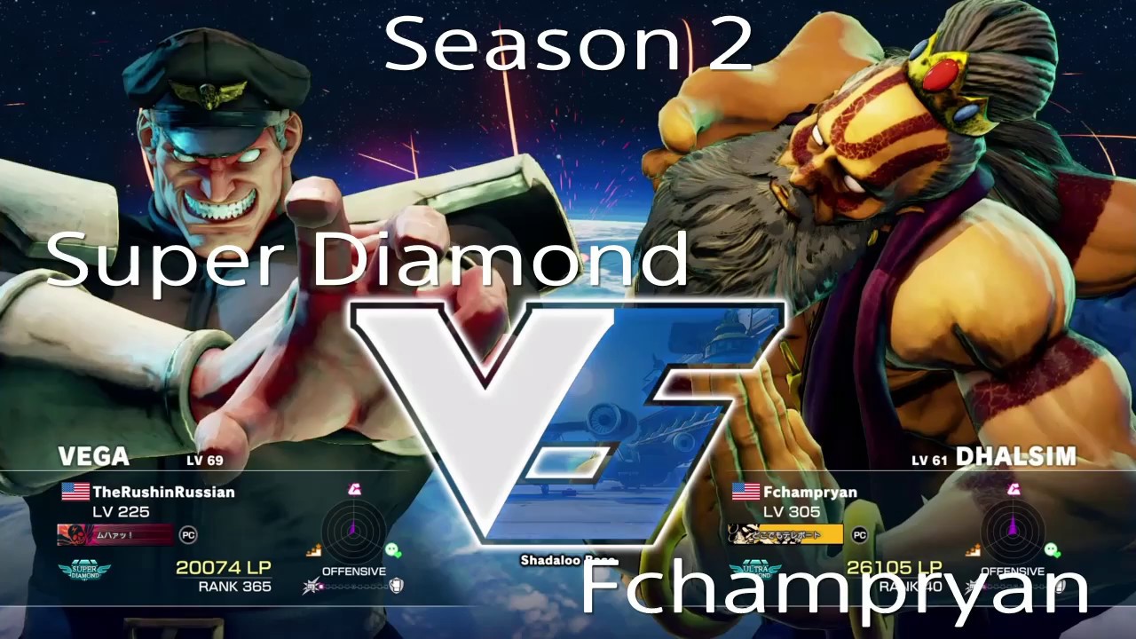 [Season2]ダルシム(Fchampryan) vs ベガ( Super Diamond) - YouTube